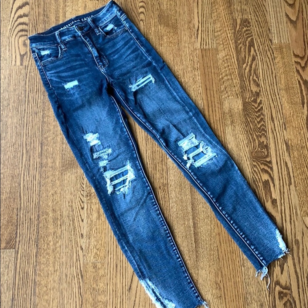 American Eagle super high rise jeggings